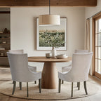 Madison Park Signature Ultra Fauteuils de salle à manger capitonnés avec pieds en bois (lot de 2) - N/A