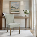 Madison Park Signature Ultra Fauteuils de salle à manger capitonnés avec pieds en bois (lot de 2) - N/A