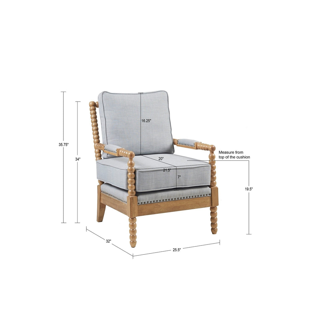 Fauteuil à cadre en bois tourné Donohue de Madison Park