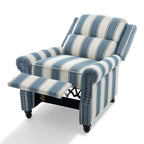 Fauteuils inclinables à commande manuelle avec garniture à clous décoratifs