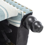 Fauteuils inclinables à commande manuelle avec garniture à clous décoratifs