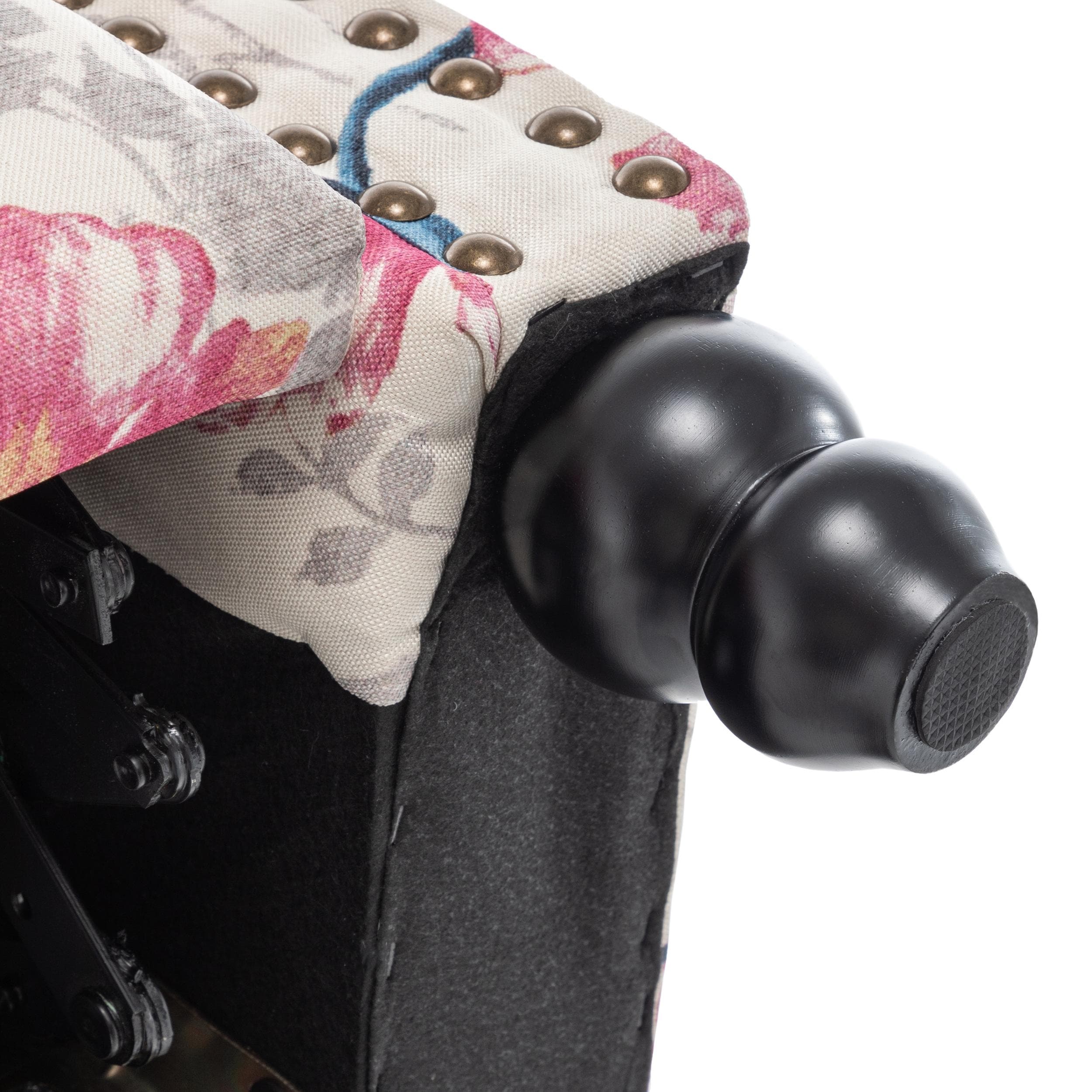 Fauteuils inclinables à commande manuelle avec garniture à clous décoratifs