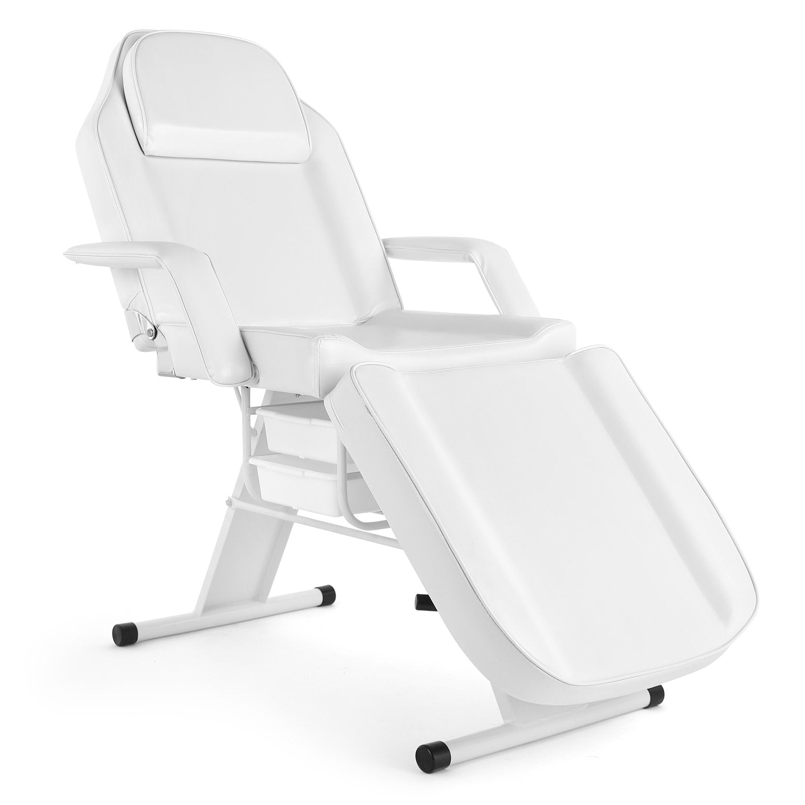 Salon de massage, fauteuil de tatouage, spa, table de soins du visage, Beauty White