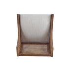 Chaises de salle à manger rembourrées en osier et bois Maurers (lot de 2) par Christopher Knight Home