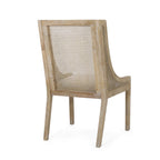 Chaises de salle à manger rembourrées en osier et bois Maurers (lot de 2) par Christopher Knight Home