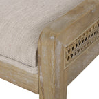 Chaises de salle à manger rembourrées en osier et bois Maurers (lot de 2) par Christopher Knight Home