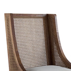 Chaises de salle à manger rembourrées en osier et bois Maurers (lot de 2) par Christopher Knight Home