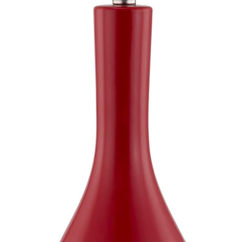 Ensemble de 2 lampes de table en céramique de 28,5 cm avec USB