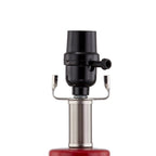 Ensemble de 2 lampes de table en céramique de 28,5 cm avec USB