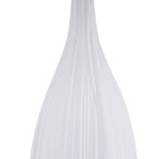 Ensemble de 2 lampes de table en porcelaine blanche standard (lot de 2)