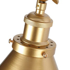 Lot de 2 appliques murales modernes à bras oscillant, réglables, à brancher ou à câbler.