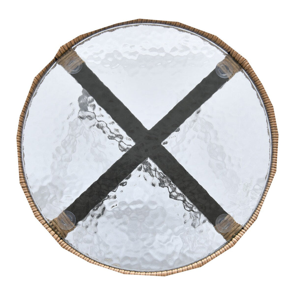 Ensemble bistro de jardin en résine tressée Moasis 3 pièces avec 2 chaises et table basse