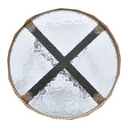 Ensemble bistro de jardin en résine tressée Moasis 3 pièces avec 2 chaises et table basse