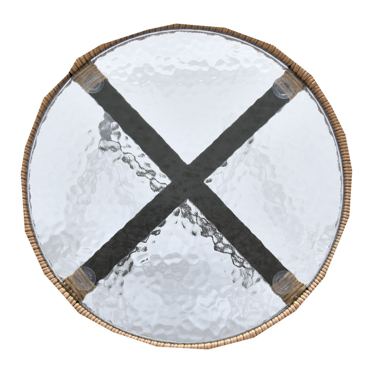 Ensemble bistro de jardin en résine tressée Moasis 3 pièces avec 2 chaises et table basse