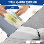 Ensemble bistro de jardin en résine tressée Moasis 3 pièces avec 2 chaises et table basse