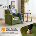 Fauteuil moderne à oreilles d'éléphant, canapé d'appoint confortable pour le salon et la chambre