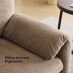 Fauteuil moderne à oreilles d'éléphant, canapé d'appoint confortable pour le salon et la chambre