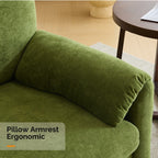 Fauteuil moderne à oreilles d'éléphant, canapé d'appoint confortable pour le salon et la chambre