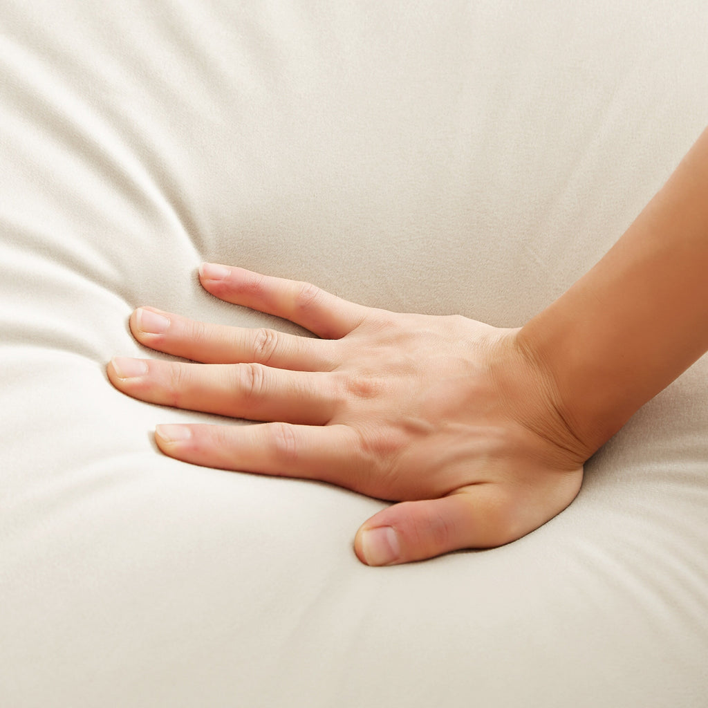 Canapé-lit futon moderne, canapé convertible avec pieds fuselés en bois, 78,35 cm de large, petit canapé à dossier divisé pour salon