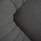 Fauteuil pivotant à accoudoirs pour bureau ou salon, style moderne, avec pieds en bois, Art Leon.