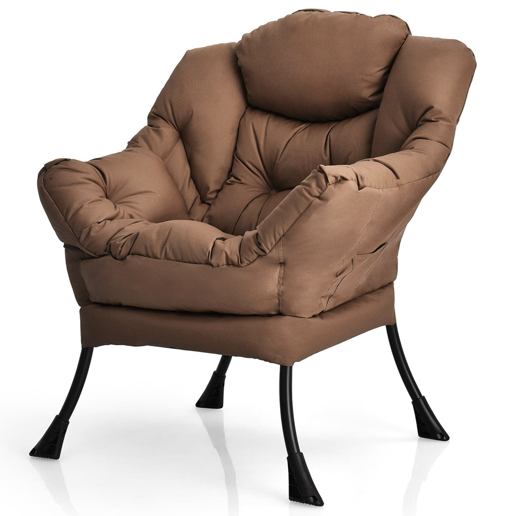 Fauteuil de salon moderne, fauteuil d'appoint, canapé-lit simple.