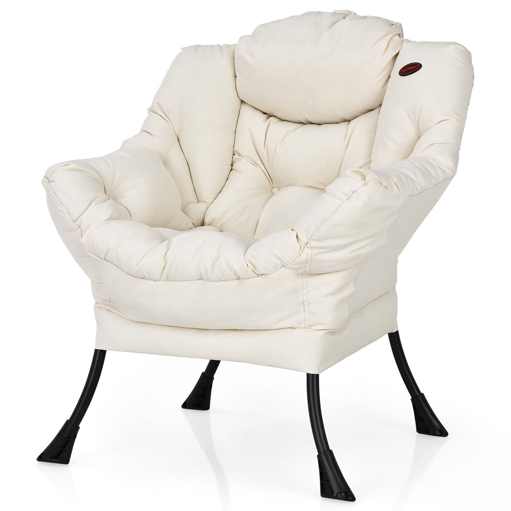 Fauteuil de salon moderne, fauteuil d'appoint, canapé-lit simple.