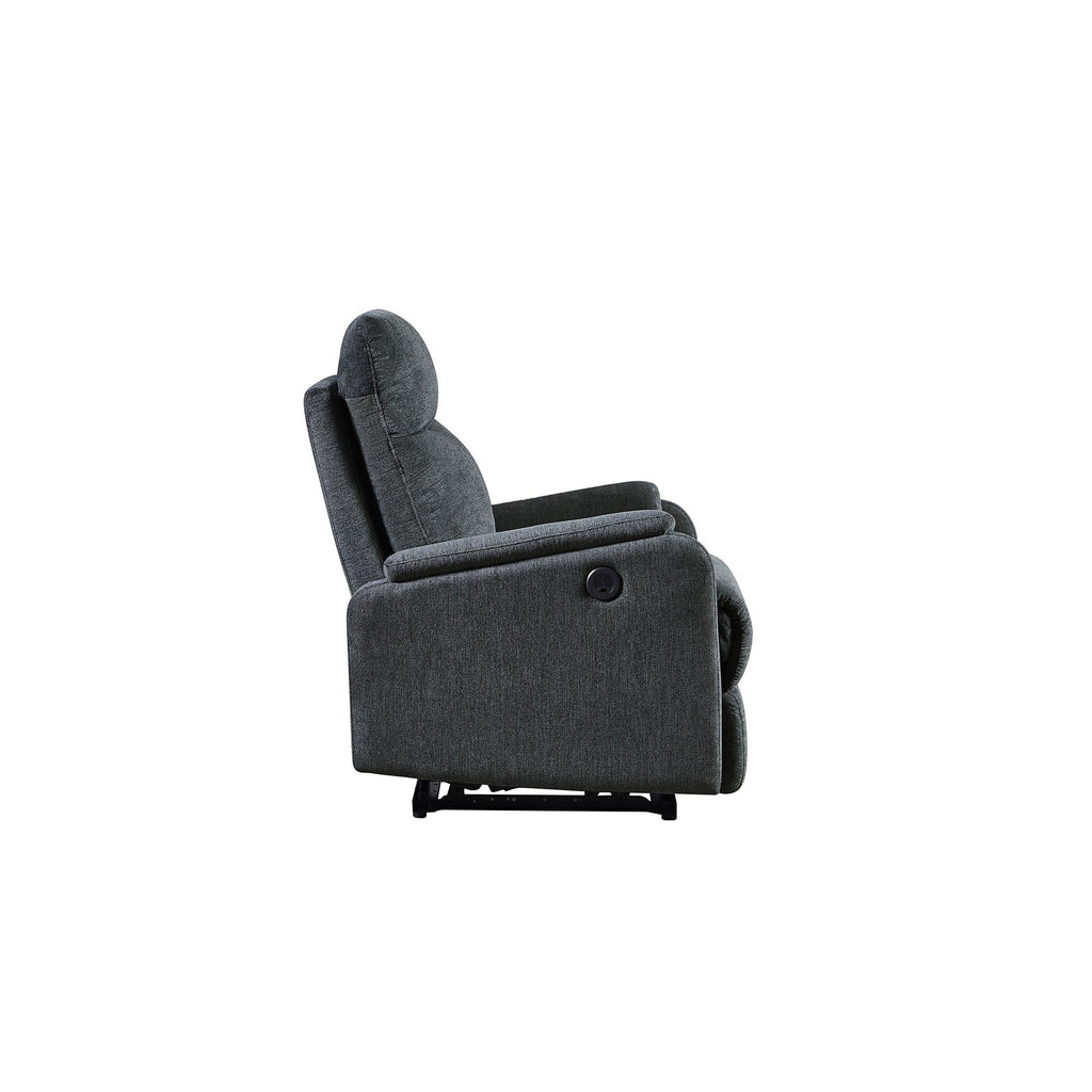 Fauteuil inclinable électrique moderne avec port USB et soutien complet de la tête et des lombaires