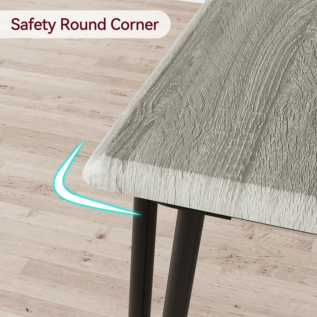 Ensemble table et chaises de cuisine moderne pour salle à manger - 3 pièces