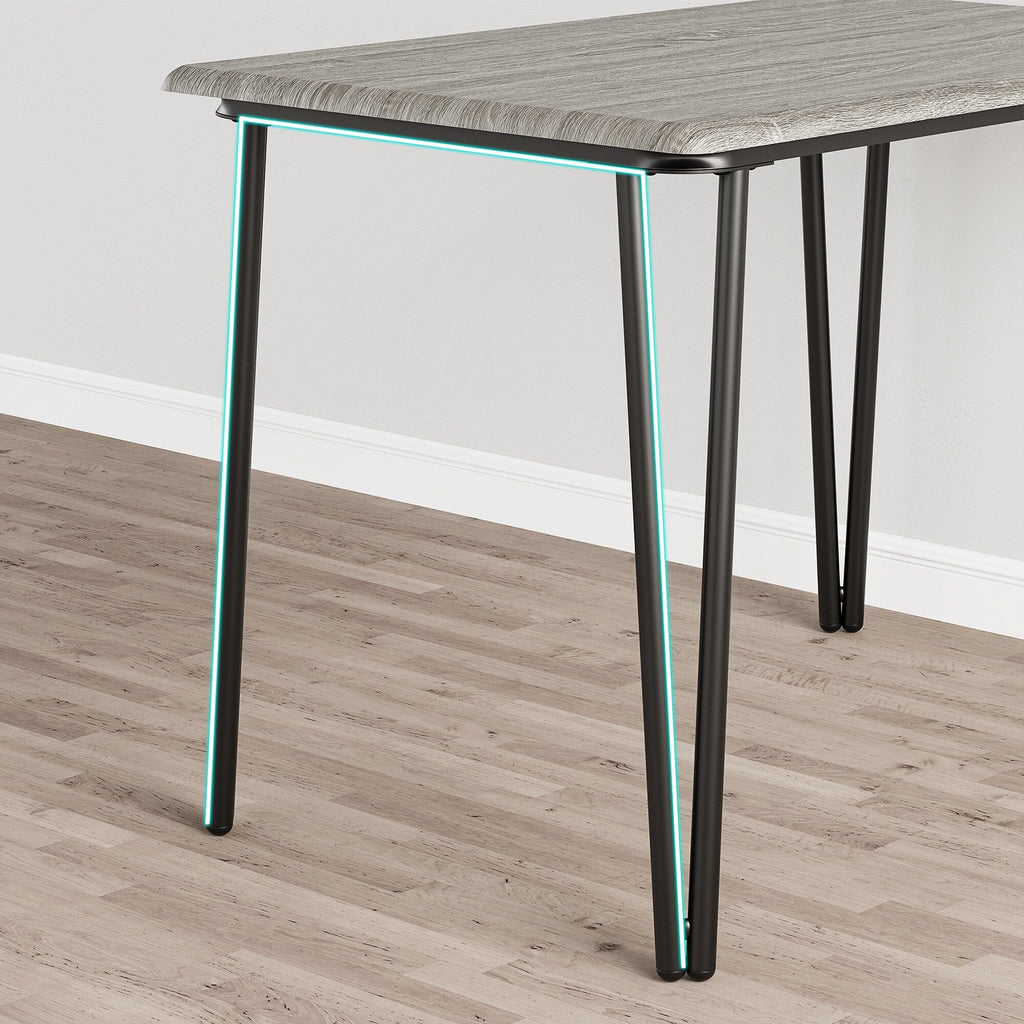 Ensemble table et chaises de cuisine moderne pour salle à manger - 3 pièces