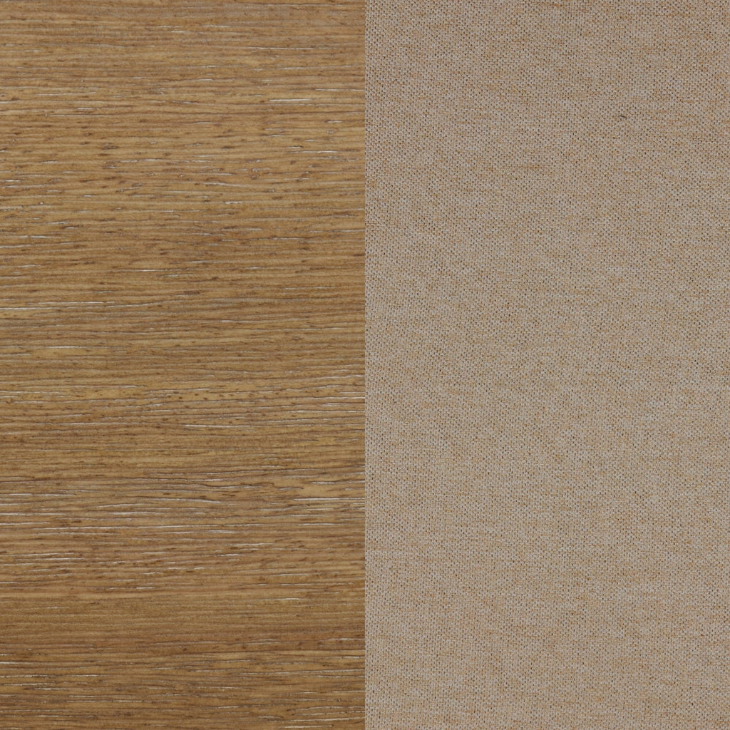 Tabouret de bar moderne Gracie, chaise rembourrée en bouclette et pieds en bois brossé