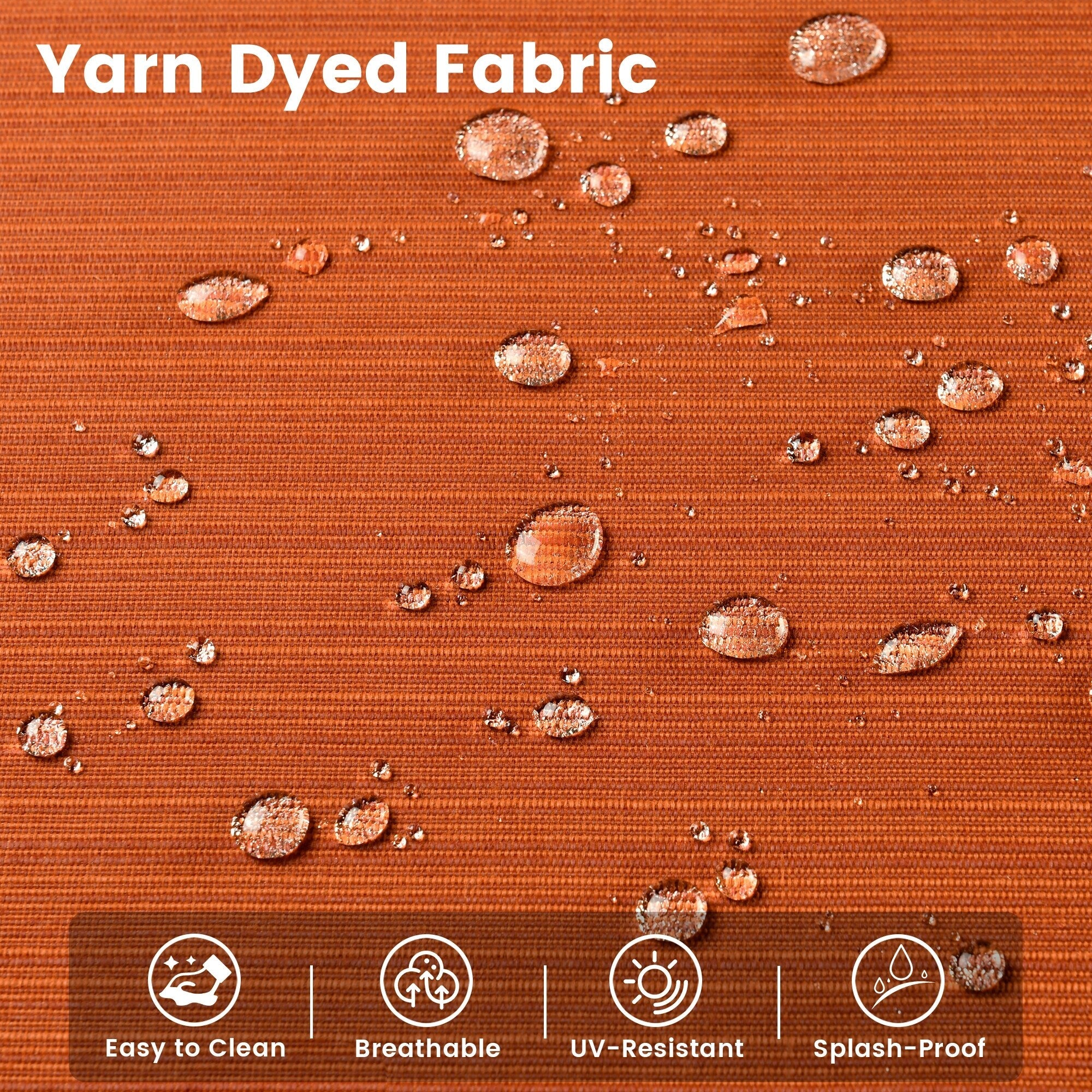 Ensemble de 9 chaises pivotantes d'extérieur en résine tressée OVIOS avec table de feu