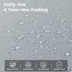 Ensemble de 9 chaises pivotantes d'extérieur en résine tressée OVIOS avec table de feu