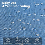 Ensemble de 9 chaises pivotantes d'extérieur en résine tressée OVIOS avec table de feu