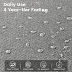 Ensemble de 9 chaises pivotantes d'extérieur en résine tressée OVIOS avec table de feu