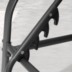 Chaise longue de jardin réglable avec coussin pour extérieur, pour terrasse, plage ou bord de piscine