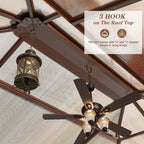 EROMMY Gazebo à toit rigide, Pergola d'extérieur avec double toit, moustiquaire et rideaux, auvent robuste pour patio, jardin, fête à la piscine