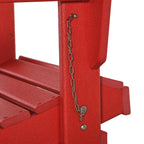 Chaise de plage pliante Outsunny Adirondack, chaise longue en plastique HDPE pour extérieur, résistante aux intempéries, pour patio, terrasse et mobilier de jardin.