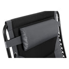 Fauteuil XL surdimensionné à dossier zéro gravité, avec accoudoirs larges, inclinable et réglable, avec porte-gobelets - N/A