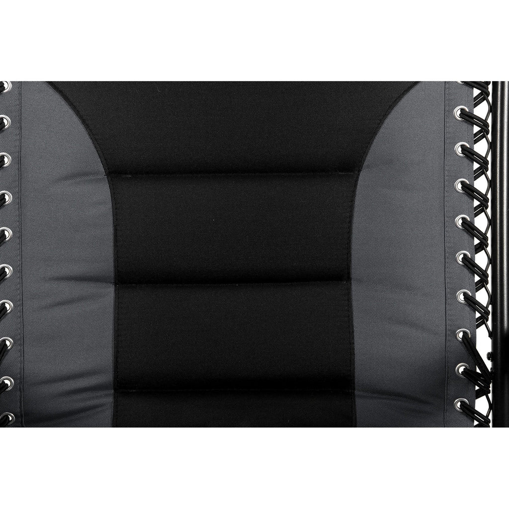 Fauteuil XL surdimensionné à dossier zéro gravité, avec accoudoirs larges, inclinable et réglable, avec porte-gobelets - N/A