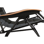 Fauteuil XL surdimensionné à dossier zéro gravité, avec accoudoirs larges, inclinable et réglable, avec porte-gobelets - N/A