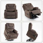 Fauteuil inclinable électrique surdimensionné, fauteuil releveur électrique pour personnes âgées, 400 lbs.