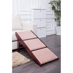 PAWLAND Échelle pliable 2-en-1 pour animaux de compagnie, pour chiens, chats, lits surélevés, marches pour chiens, tabouret d'escalade facile pour animaux de compagnie