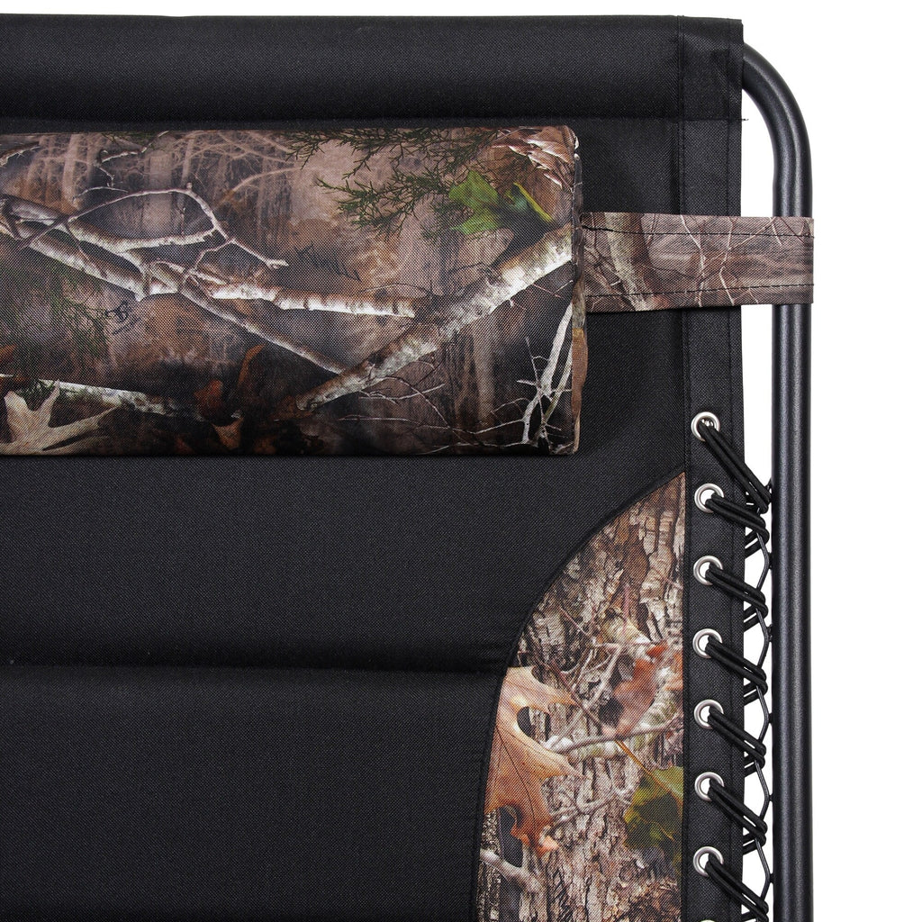 Fauteuil XL surdimensionné à dossier zéro gravité, avec accoudoirs larges, inclinable et réglable, avec porte-gobelets - N/A