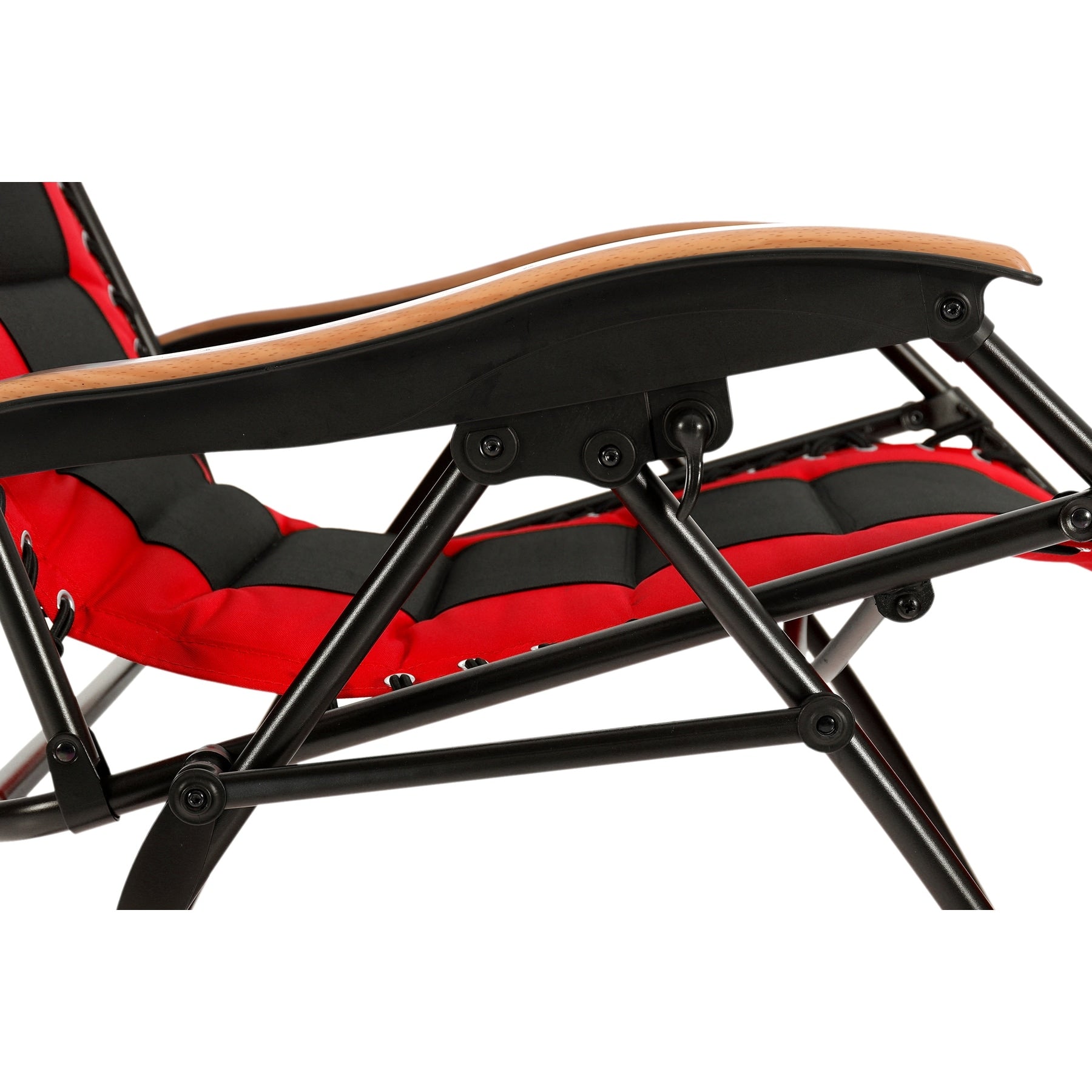 Fauteuil XL surdimensionné à dossier zéro gravité, avec accoudoirs larges, inclinable et réglable, avec porte-gobelets - N/A