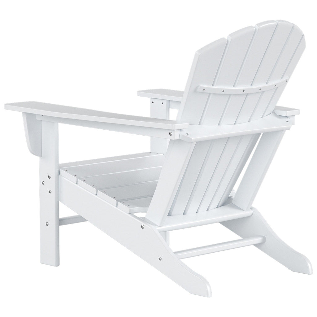 Polytrends Altura Chaise de jardin Adirondack en polyrésine, résistante aux intempéries et écologique (lot de 2)