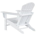Polytrends Altura Chaise de jardin Adirondack en polyrésine, résistante aux intempéries et écologique (lot de 2)