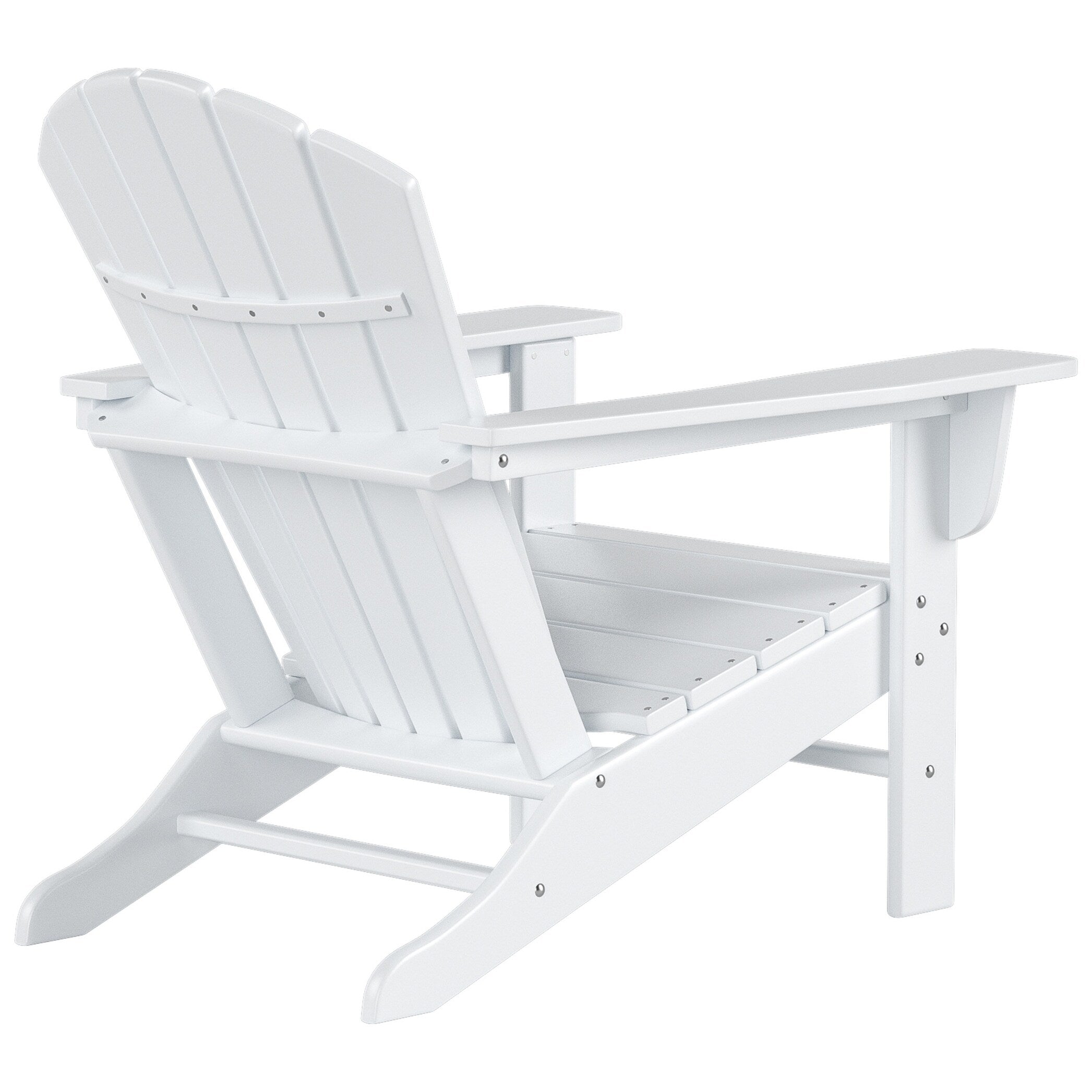 Polytrends Altura Chaise de jardin Adirondack en polyrésine, résistante aux intempéries et écologique (lot de 2)
