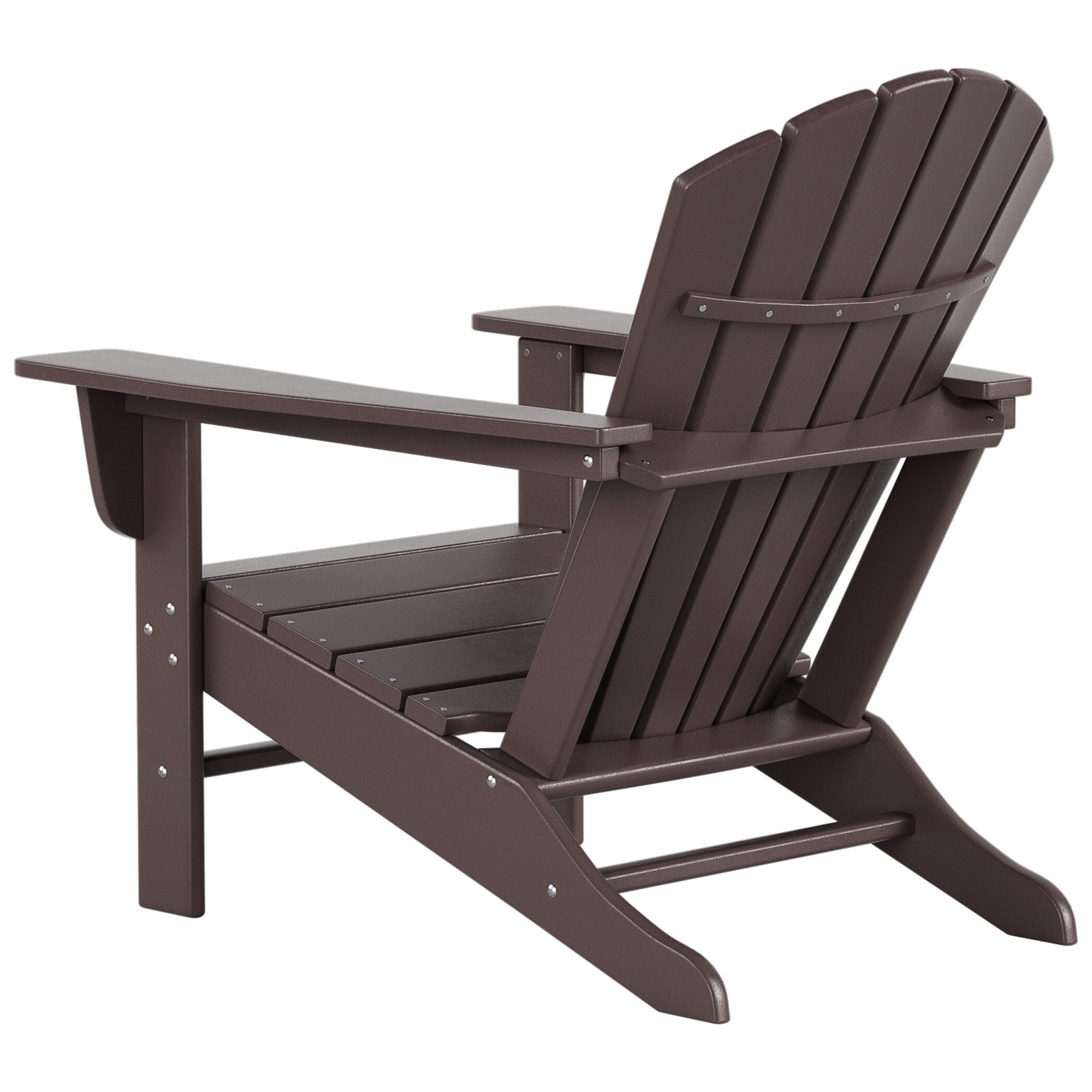 Polytrends Altura Chaise de jardin Adirondack en polyrésine, résistante aux intempéries et écologique (lot de 2)