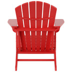 Polytrends Altura Chaise de jardin Adirondack en polyrésine, résistante aux intempéries et écologique (lot de 2)