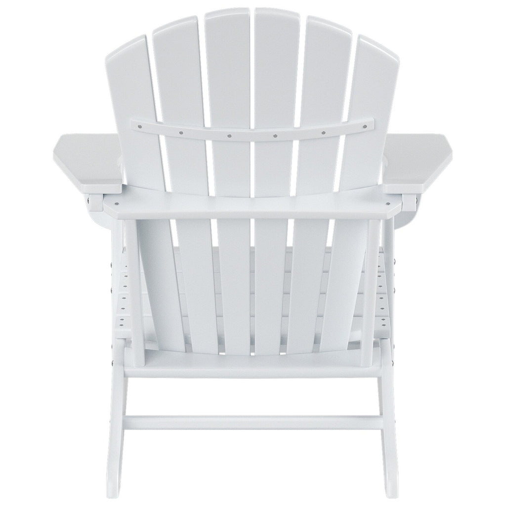 Polytrends Altura Chaise de jardin Adirondack en polyrésine, résistante aux intempéries et écologique (lot de 2)